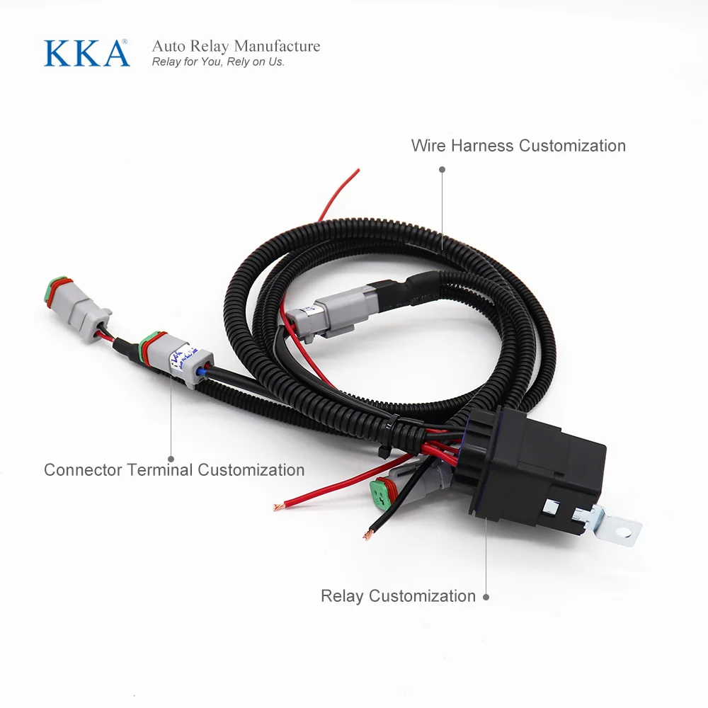 Customization for Automotive Relay and Wire Harness Kit, Wire Harness Custom for Car, Motorcycle, Boat, Truck, RV