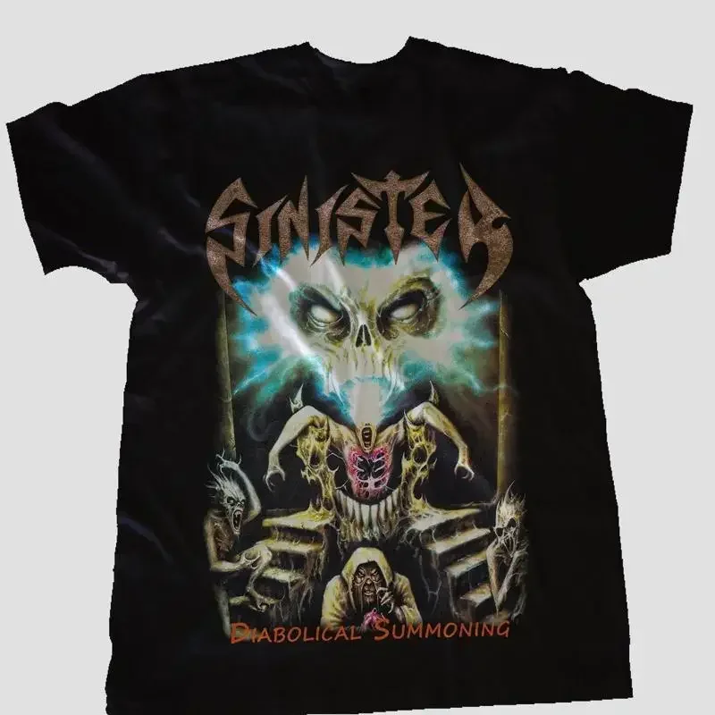 SINISTER Diabolical Summoning Death Metal Band T Shirt MI391