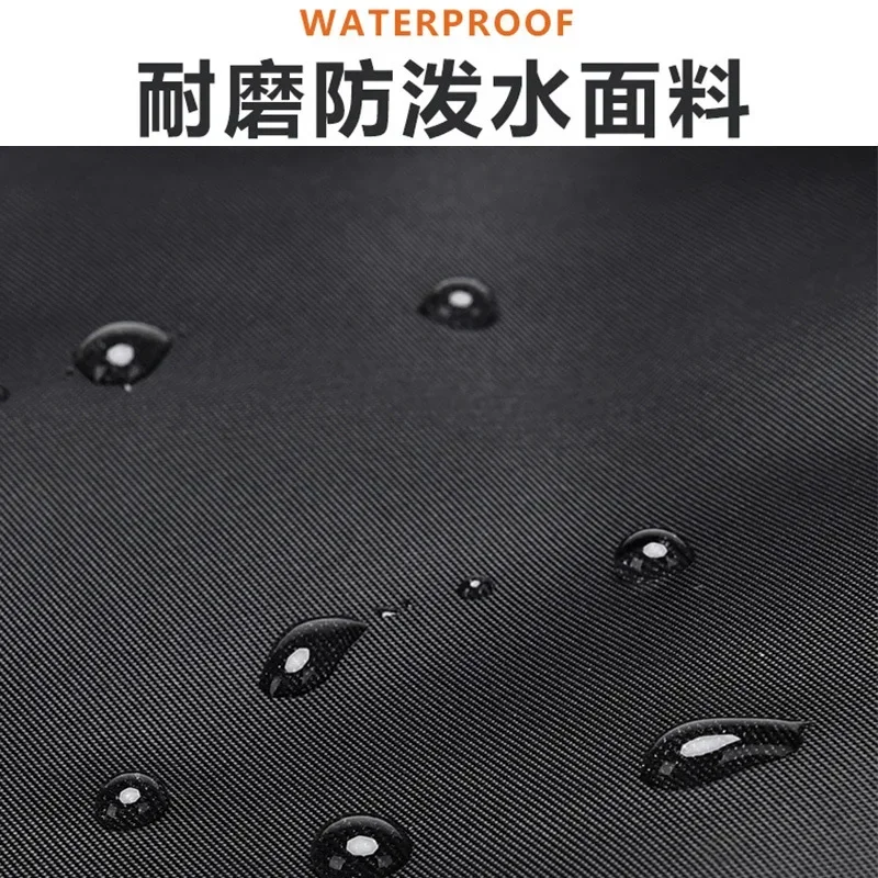 Mochila Oxford de tela impermeable para ordenador portátil de 14 pulgadas, Mochila para hombre con puerto de carga USB, bolsa de viaje impermeable con cremallera para exteriores