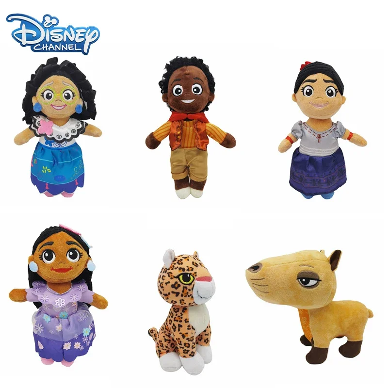 Disney Movie Encanto Peluche Doll Kawaii Cartoon Mirabel Madrigal Luisa Charm Soft Dress Cosplay Soft Toys Kids Birthday Gifts