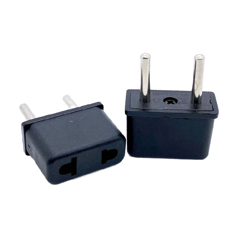 5Pcs 125V to 220V Conversion Adapter Plugs Travel Adapter Converter E7