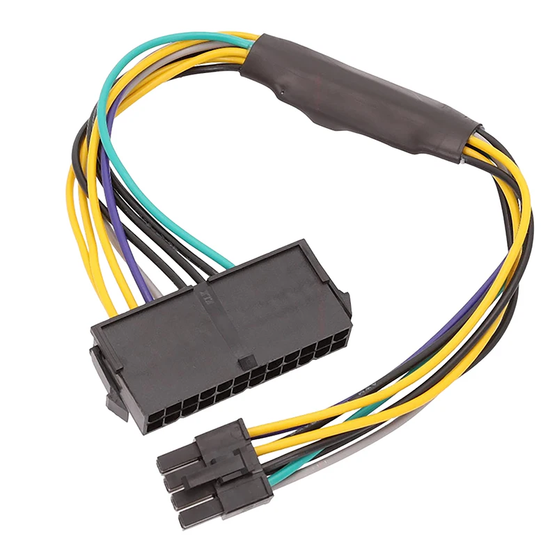 ✰✪24 Pin To 8 Pin ATX PSU Power Adapter Cable ForDELL Optiplex 3020 7020 9020 Precision T1700 12-inch Power Supply Adapter Cable