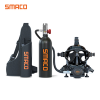 Smaco-S400 Diving Equipment, Mini Scuba Tank, Snorkeling Mask, Scuba Diving Dive Mask, Portable Oxygen Cylinder, Snorkel Masks