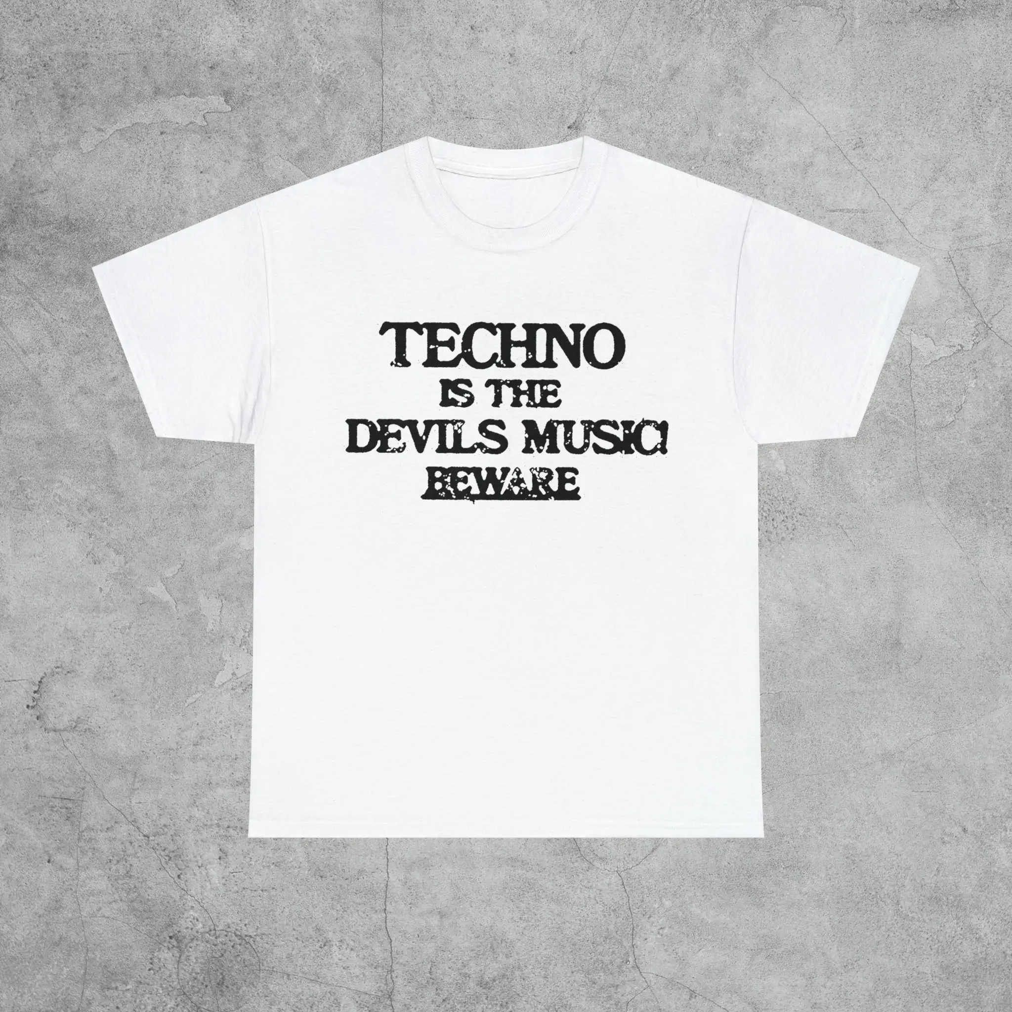 Techno Is The Devil'S Music T Shirt Drexciya Underground Resistance Cybotron Stingray Moodymann Aphex Twin Electro 90S