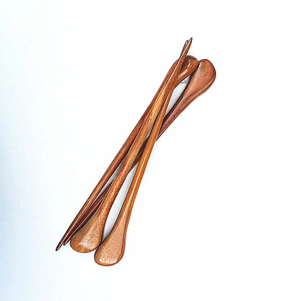 

2Pcs Sandalwood Hairpins Retro Hair Clips Vintage Hair Accessories for Women Natural Simple Style Retro Hairpin