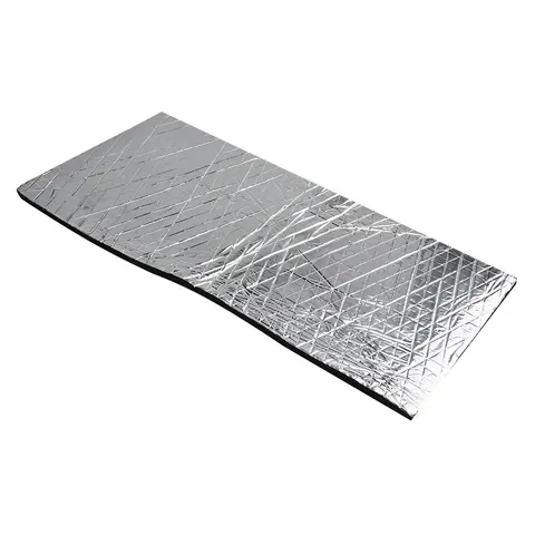 1 * 자동차 방음 패드 후드 도어 Deadener 매트 자동차 사운드 단열 Cotton25x50cm 고무 폼 알루미늄 호일