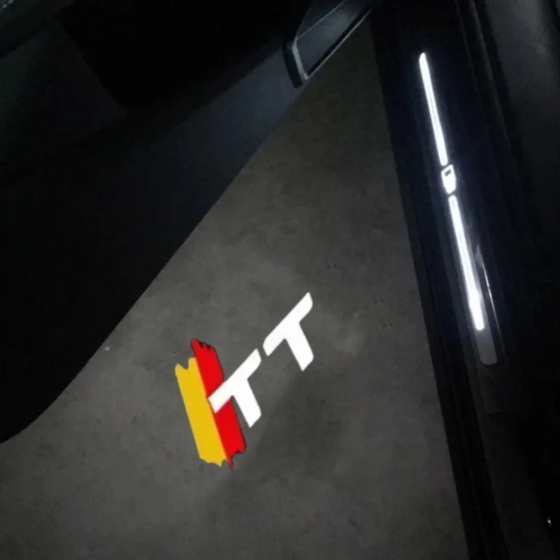

2Pcs for Audi TT 2008 -2022 2023 2024 LED Car Door Welcome Courtesy Projector Ghost Shadow Lights Car Decoration Accessories