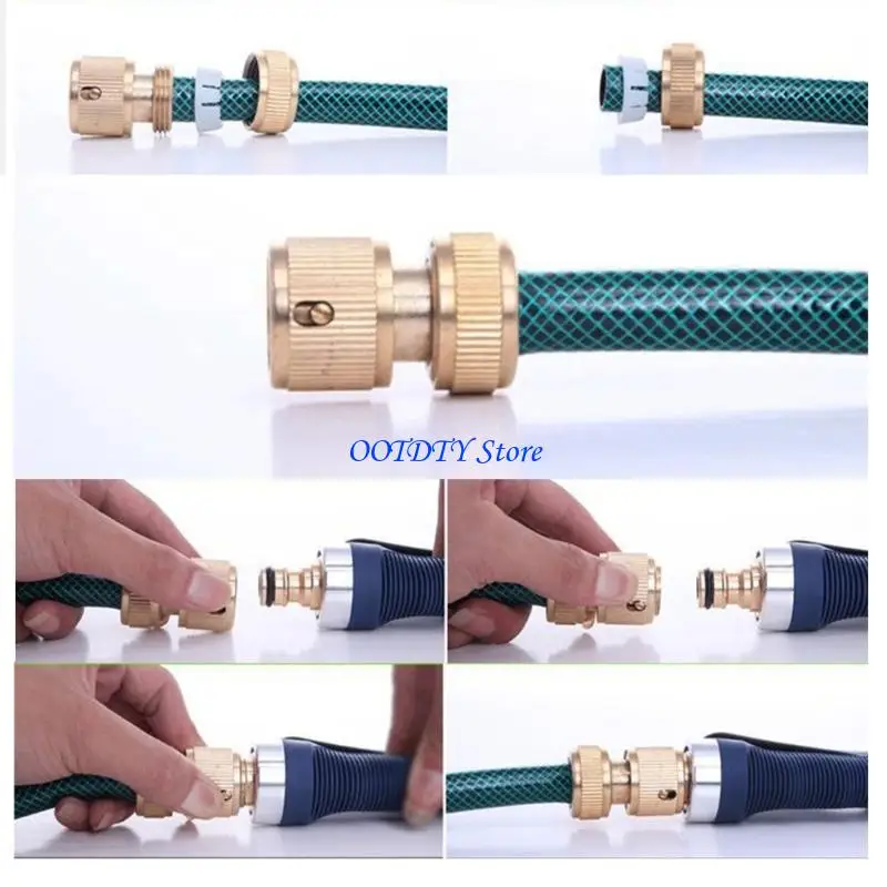 367A Long Reach Plant Watering Ergonomic Grip Watering Wand With Leakproof Rubber Washer For Plant Flower Seedling