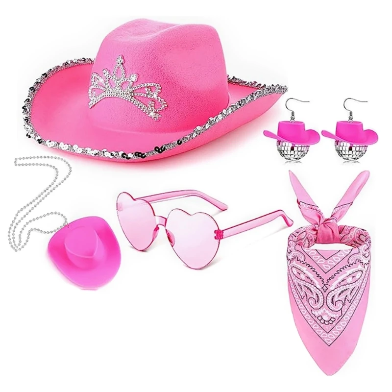 Stylish Cowgirl Hat for Adults Soft and Comfortable Perfect for Halloween and Birthday Parties Decoration Supplies Dropshipping