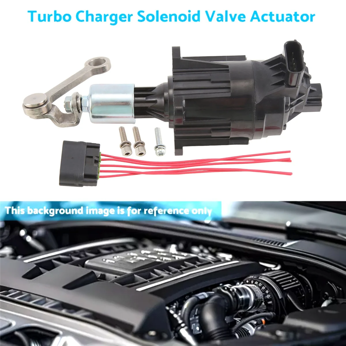 Automobile Turbocharger Solenoid Valve Actuator with Wire K6T52372 for Honda Civic 1.5L Turbo 2016-2019