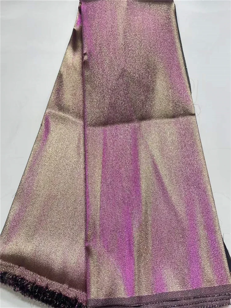 الأفريقي الديباج الجاكار أقمشة الدانتيل صافي التذهيب الفرنسي 5 ياردة لخياطة فستان الزفاف