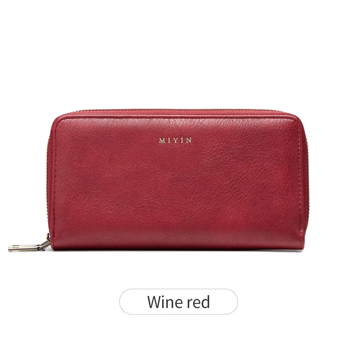 موضة المرأة محفظة طويلة بولي Leather جلد كبير السيدات الهاتف حقيبة المال محفظة نسائية للعملات المعدنية خمر سستة الإناث حقيبة صغيرة بطاقة الائتمان 2025