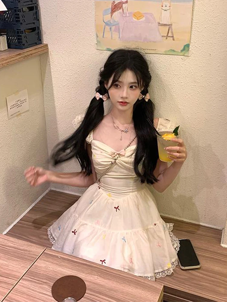 

Sexy Sweet-and-Spicy Girl ort Dr SYJ ujia Strapl Waisted Princ Slized ort A-Line Skirt Korean Sle Commute