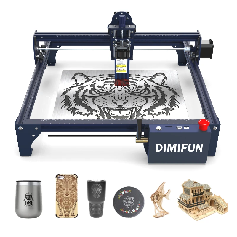 2025 —Unleash Creativity с лазерным гравером синего света 445 ± 5 нм — станок с ЧПУ DIMIFUN DM6 B6 для резьбы по дереву