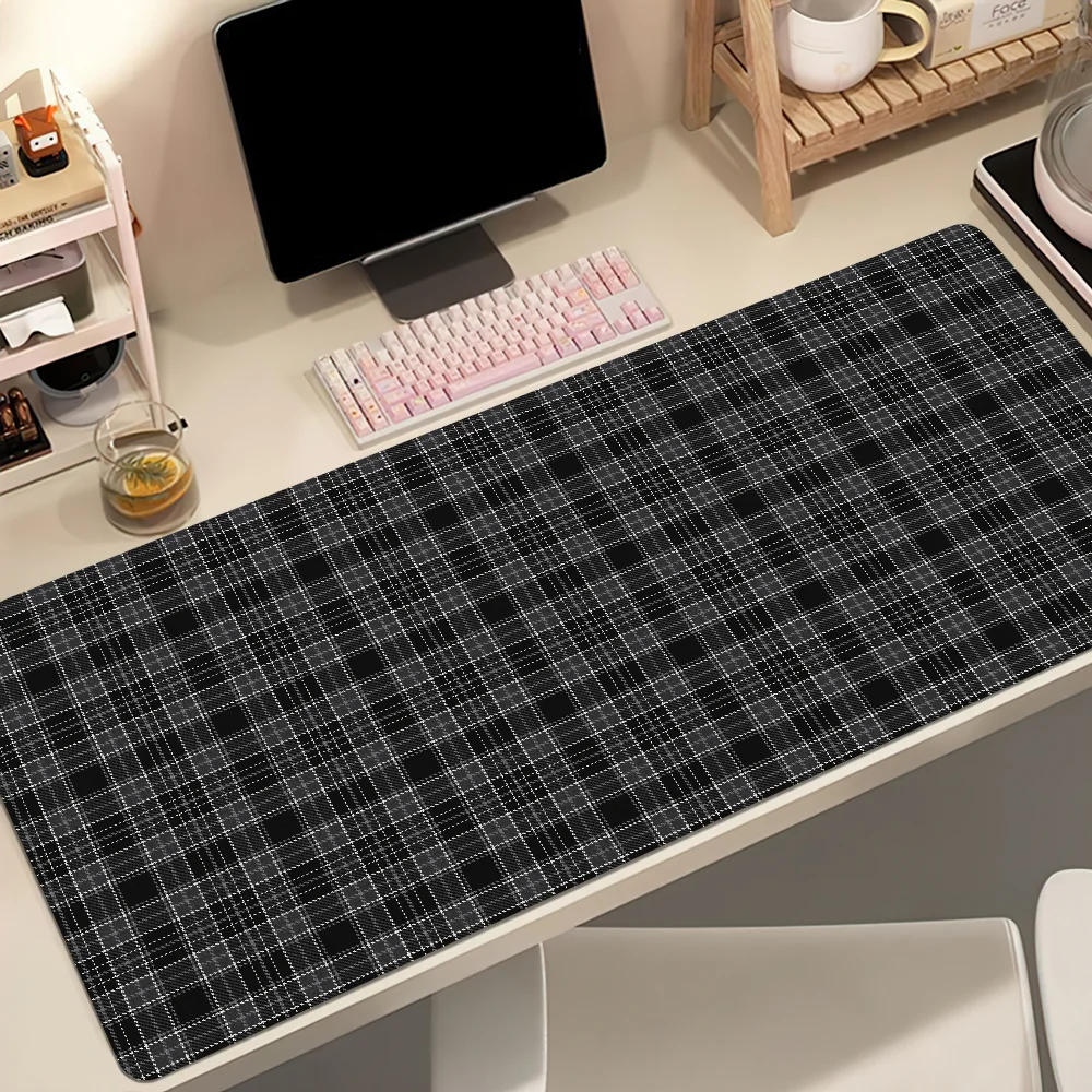 Flannel Plaids Mouse Pad Non-slip Thickened MousePad Student Gaming Cushion Large Writing Lockedge Office