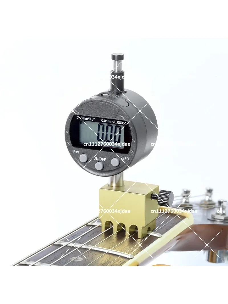 Bakelite Guitar Bass String Distance Ruler Height Measurement Dial Meter Maintenance Digital Indicator Luthier Repair Tool