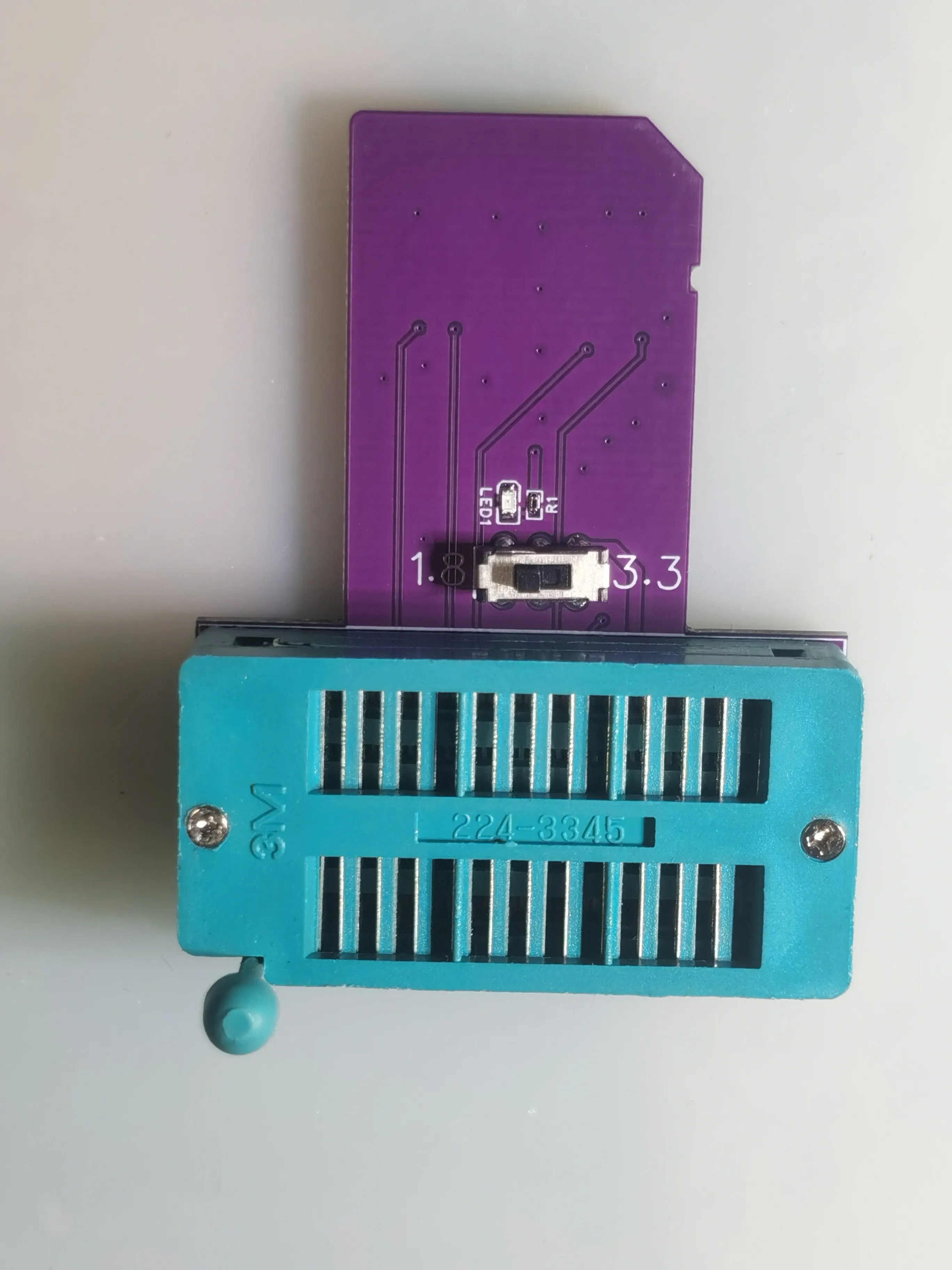 809H Burner to SD Card Adapter Board, Mirror Read and Write, with Read and Write Indicator Light, Emmc Adapter Board