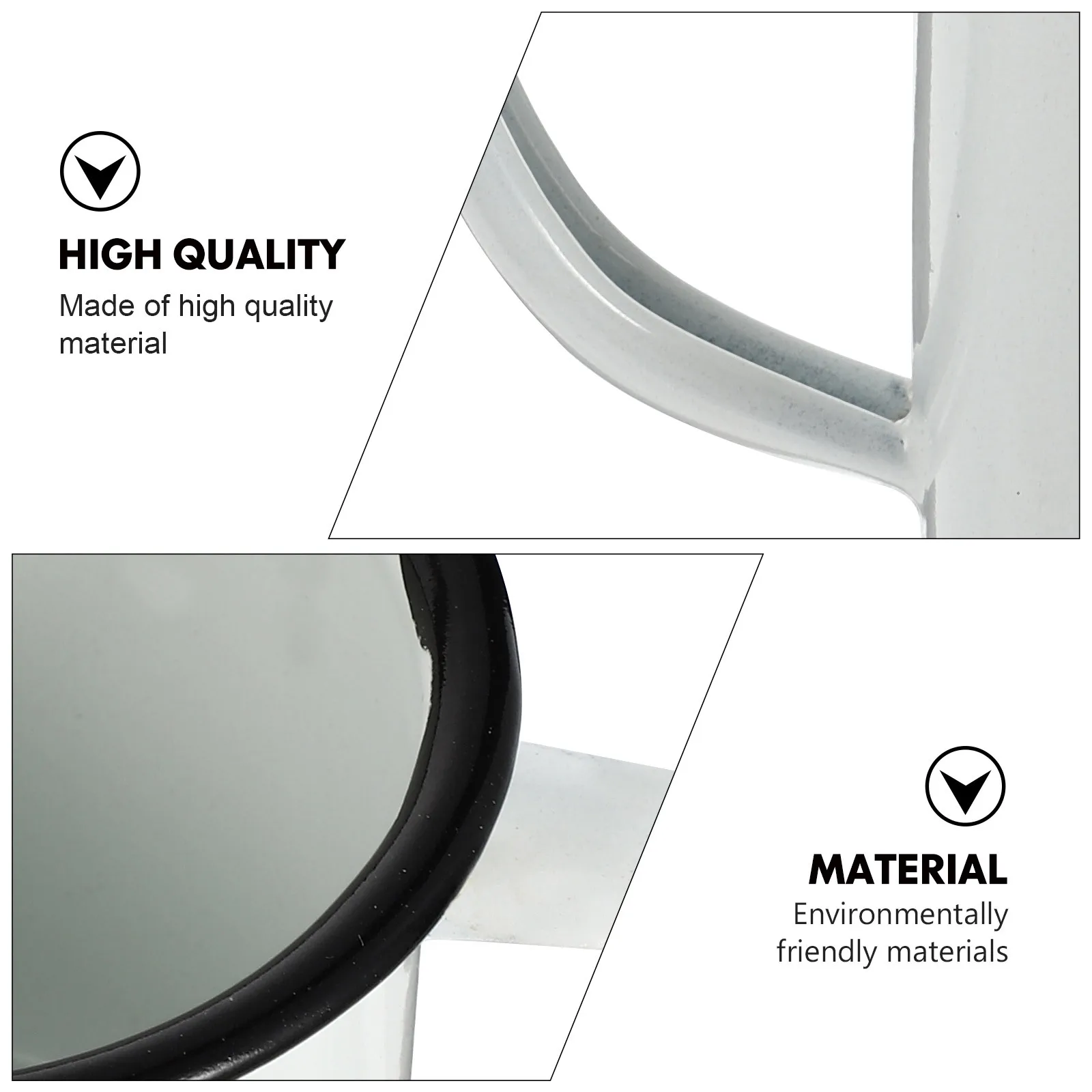 

1pc Vintage Style Mug Drinking Iron Drinking Cup For Home Tableware Bar Camping Office Multipurpose Water Cup