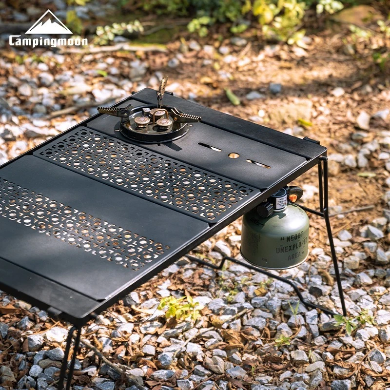 

CAMPINGMOON KR-12 Портативная комбинированная доска-плита в корейском стиле для кемпинга, многофункциональная, полустандартная