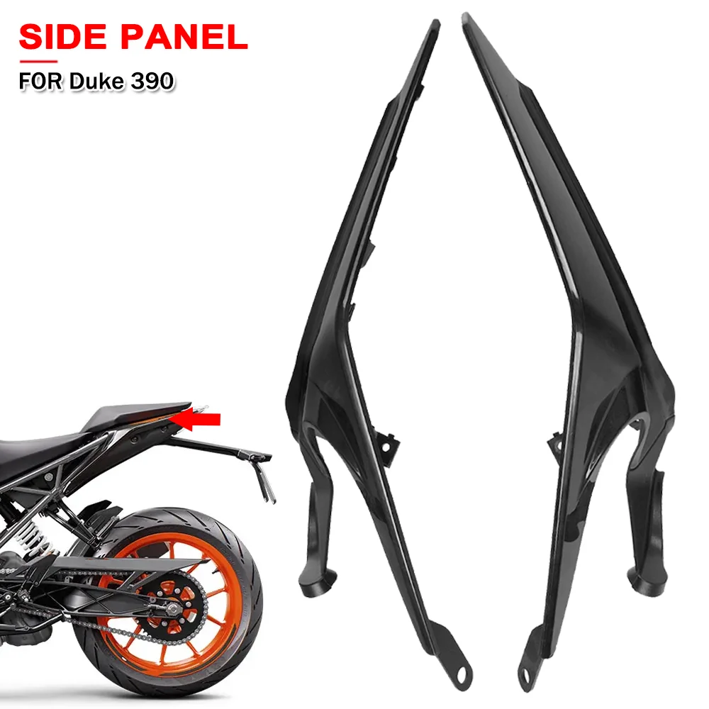 

Rear Passenger Tail Seat Side Panel Motorcycle Frame Cover Protector Fairing Cowl Accessories For Duke 390 Duke390 2017-2023