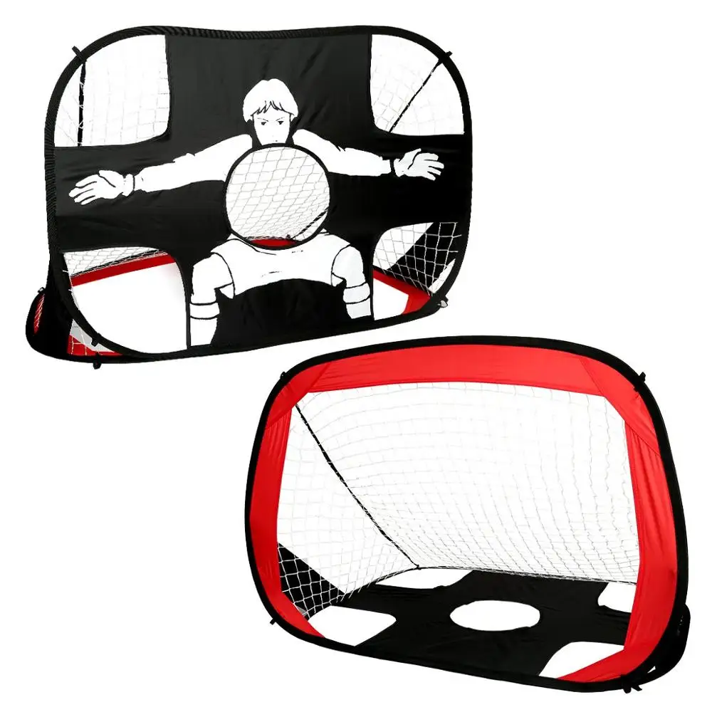 Golha de futebol pop-up Rede de gol de futebol dobrável Goal personalizado com tiro para treinamento no quintal