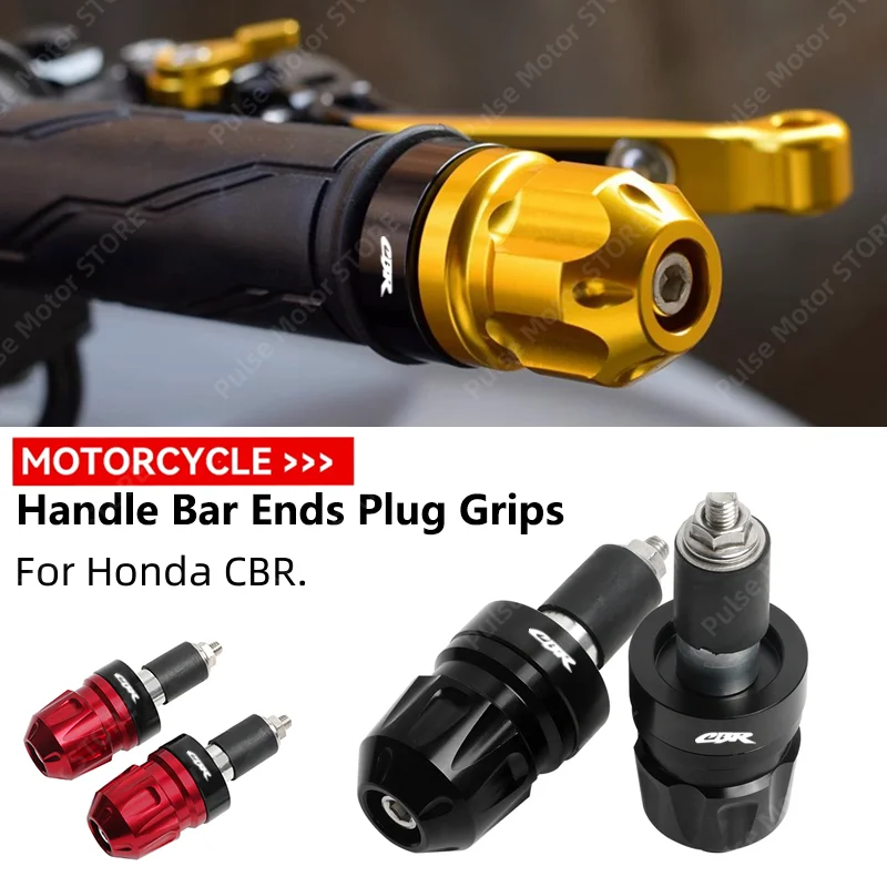 For Honda CBR 600 900 954 RR 1000 1100 CB CBR600RR CBR600F CBR929RR Motorcycle 7/8\'22mm Handlebar Handle Bar Grips Ends