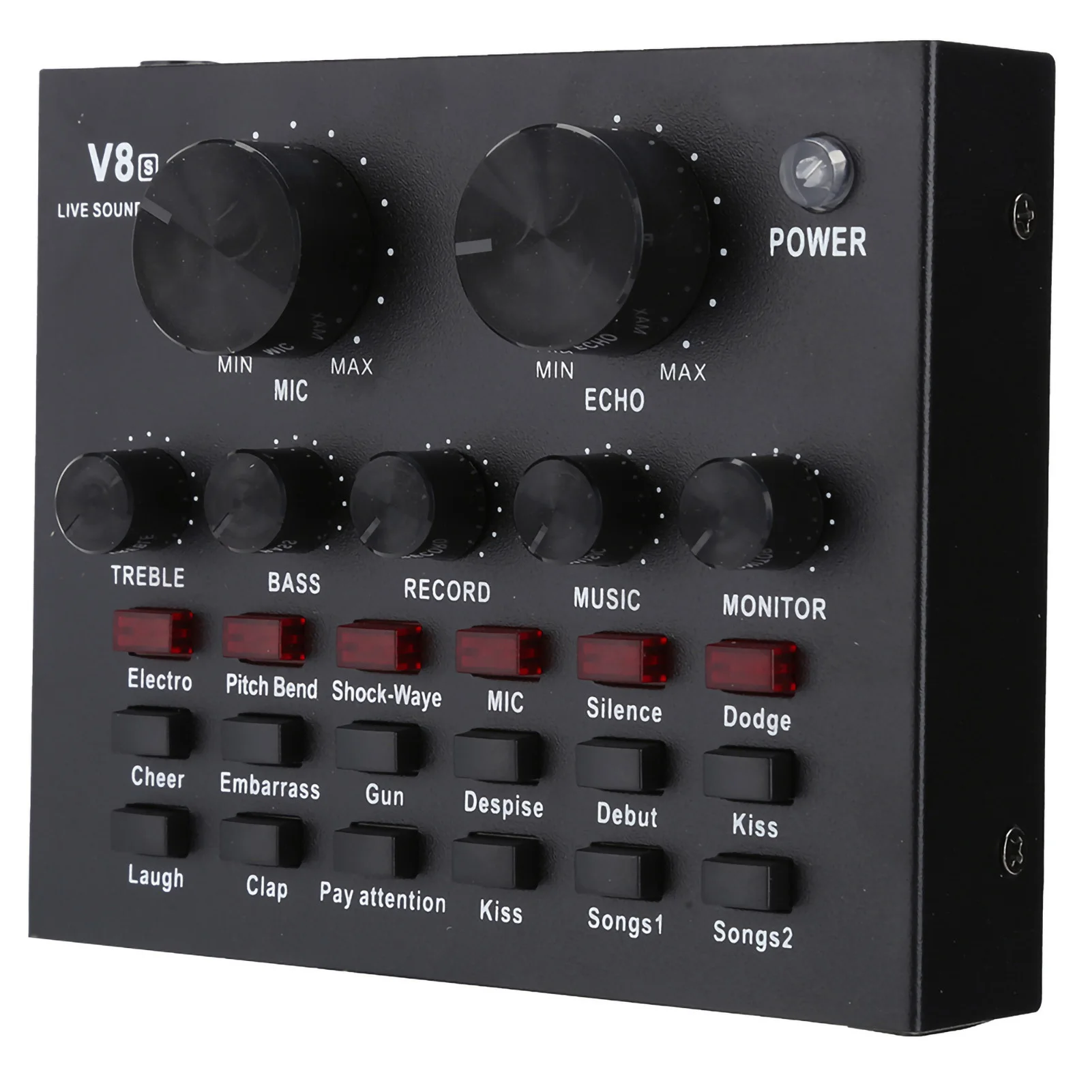 

Multifunction Sound Card V8 Live Broadcast Sound Card Mobile Phone USB Host Multifunction Computer Karaoke