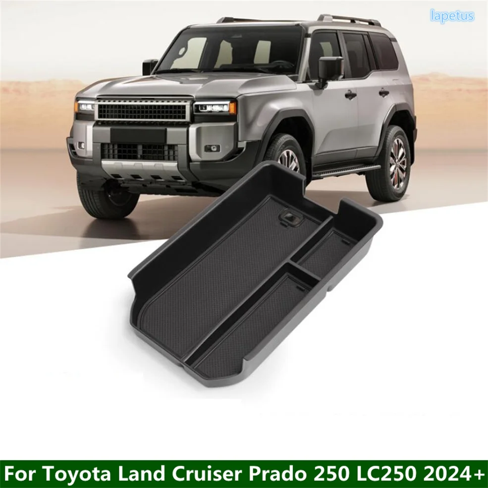 

Plastic Armrest Box Storage Handle Tray Organizer Container Holder Box Cover For Toyota Land Cruiser Prado 250 LC250 2024 2025