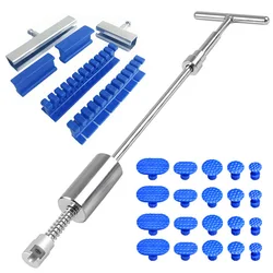 Car Dent Repair Tools Auto Body Suction Cup Kits Dent Puller Tool Kit with Slide Hammer Reverse Hammer Pull Tabs for Car