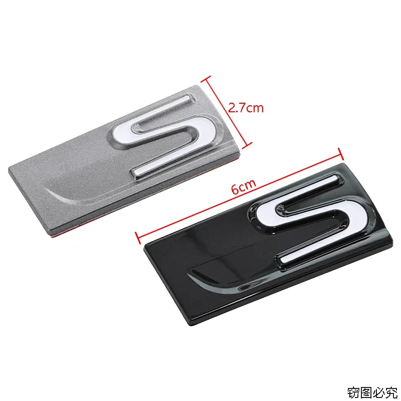 ABS Car Body Side Badge Rear Trunk Sticker for Lexus S Emblem CT200h ES260 ES300 GS300 GS430 GX400 IS250 IS300 LS350 LS400