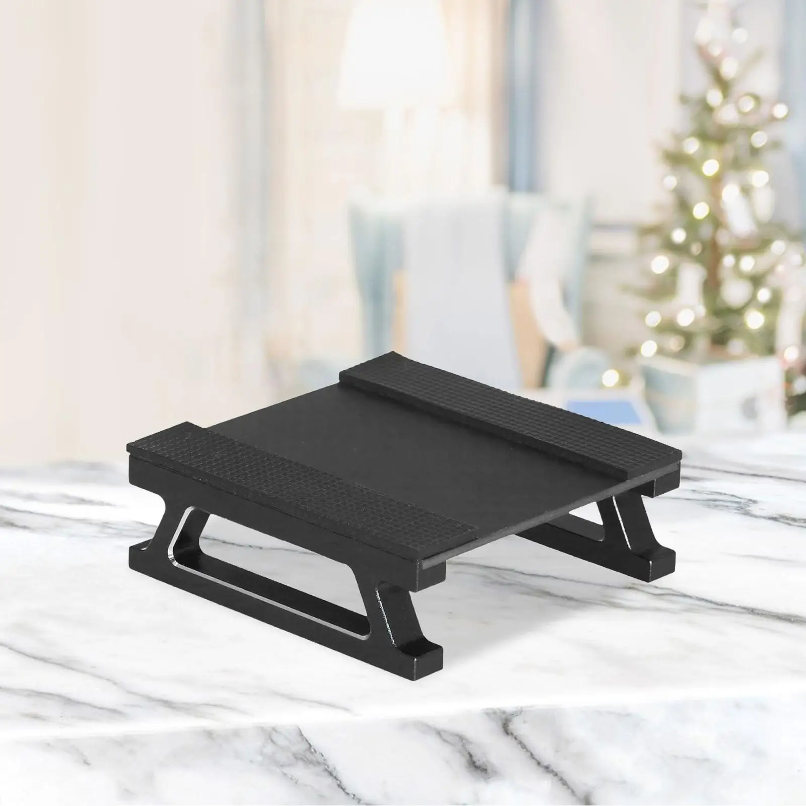 Stazione di riparazione modello multifunzionale con supporto da lavoro per auto RC per auto RC in scala 1/28 nera