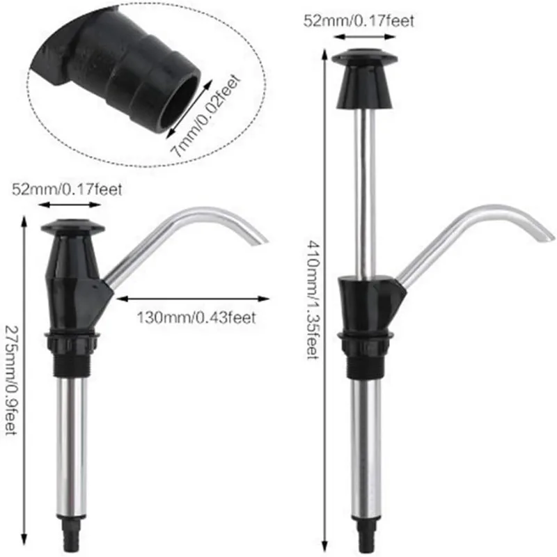 Caravan Sink Water Hand Pump Tap Bottled Water Dispenser Caravan Sin Replacement for Camping Trailer Motorhome Vehicle Faucet