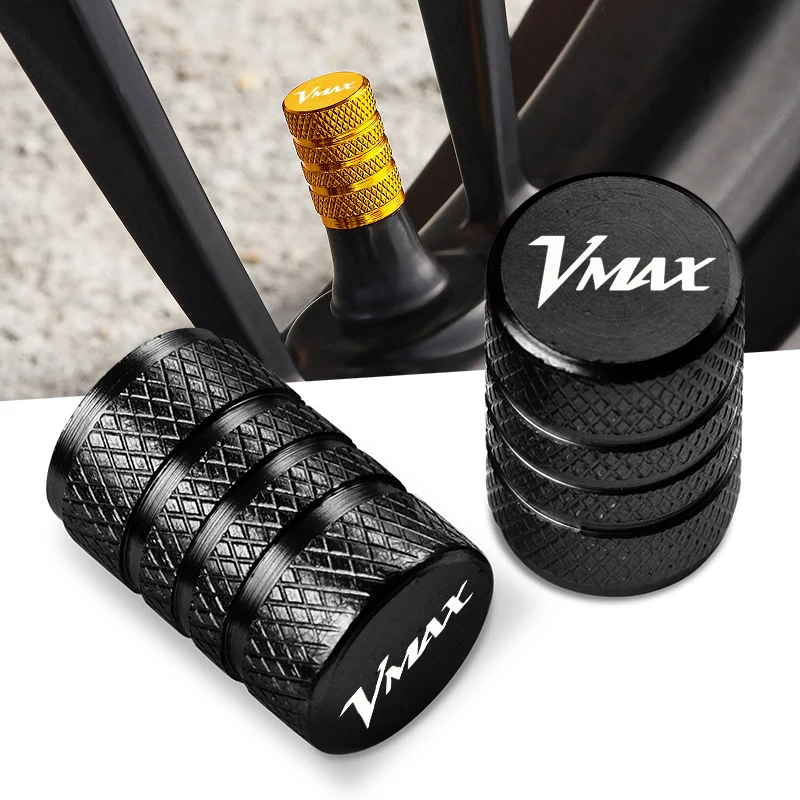 2PCS For YAMAHA VMAX V-MAX VMAX 1200 1700 Motorcycle Accessories Wheel Tire Valve Stem Caps CNC Airtight Cover VMAX1200 VMAX1700