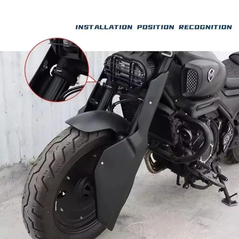 For VOGE CU525 Motorcycle Rear Shock Absorber Cover Suspension Protective Shell Guard Accesorios Moto Amortiguador Parts