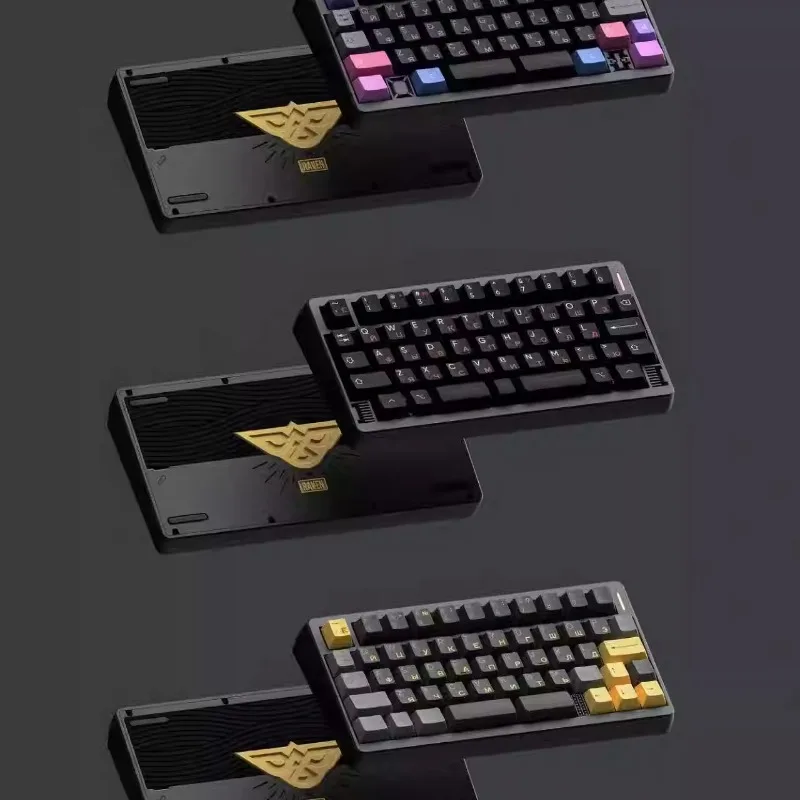 Raven50 V2 Keyboard Kit Wireless Tri-mode Hot Swap Class HHKB with Two Knobs Customized Gaming Mechanical Keyboards Kit VIAL