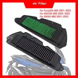 Motorcycle Engine Air Filter Cleaner Air Intake Filter Element For Honda Forza 350 SH350 ABS 2021-2023 ADV350 2022-2023
