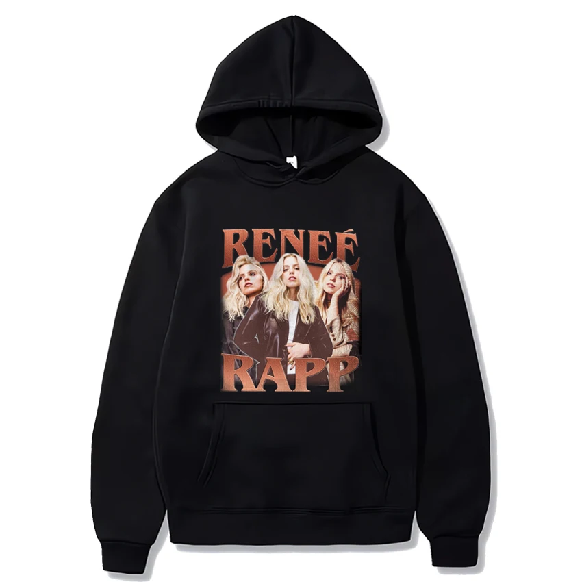 Толстовка Renee Rapp Music Merch, толстовка унисекс с изображением Snow Angel Renee Album 90-х годов 2024, горячая распродажа, мужской и женский