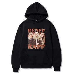 Толстовка Renee Rapp Music Merch, толстовка унисекс с изображением Snow Angel Renee Album 90-х годов 2024, горячая распродажа, мужской и женский пуловер