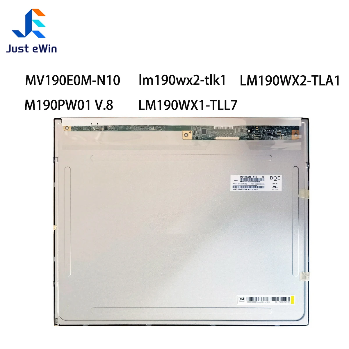 Original 99% New 19 inch MV190E0M-N10 lm190wx2-tlk1 LM190WX2-TLA1 M190PW01 V.8 LM190WX1-TLL7 30 Pins LCD Screen Display