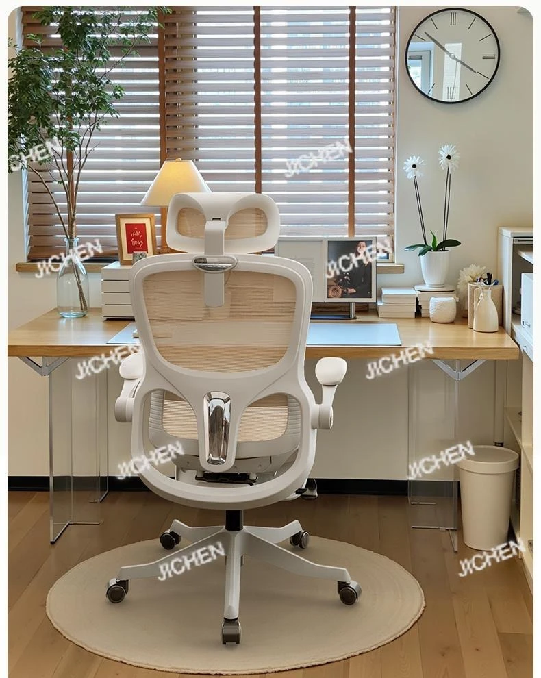 

Черно-белое эргономичное кресло P2Pro для девочек, компьютерное игровое кресло для домашнего офиса