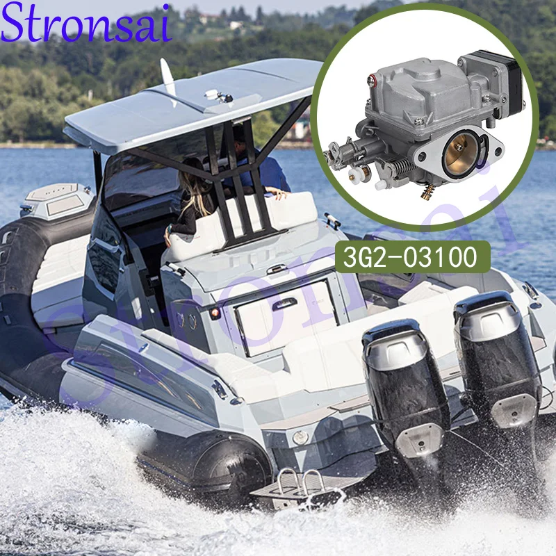 

3G2-03100 Карбюратор в сборе для подвесного мотора Tohatsu Nissan 9,9 15 18 л.с. лодочный двигатель 3G2-03100-1 3G2-03100-2