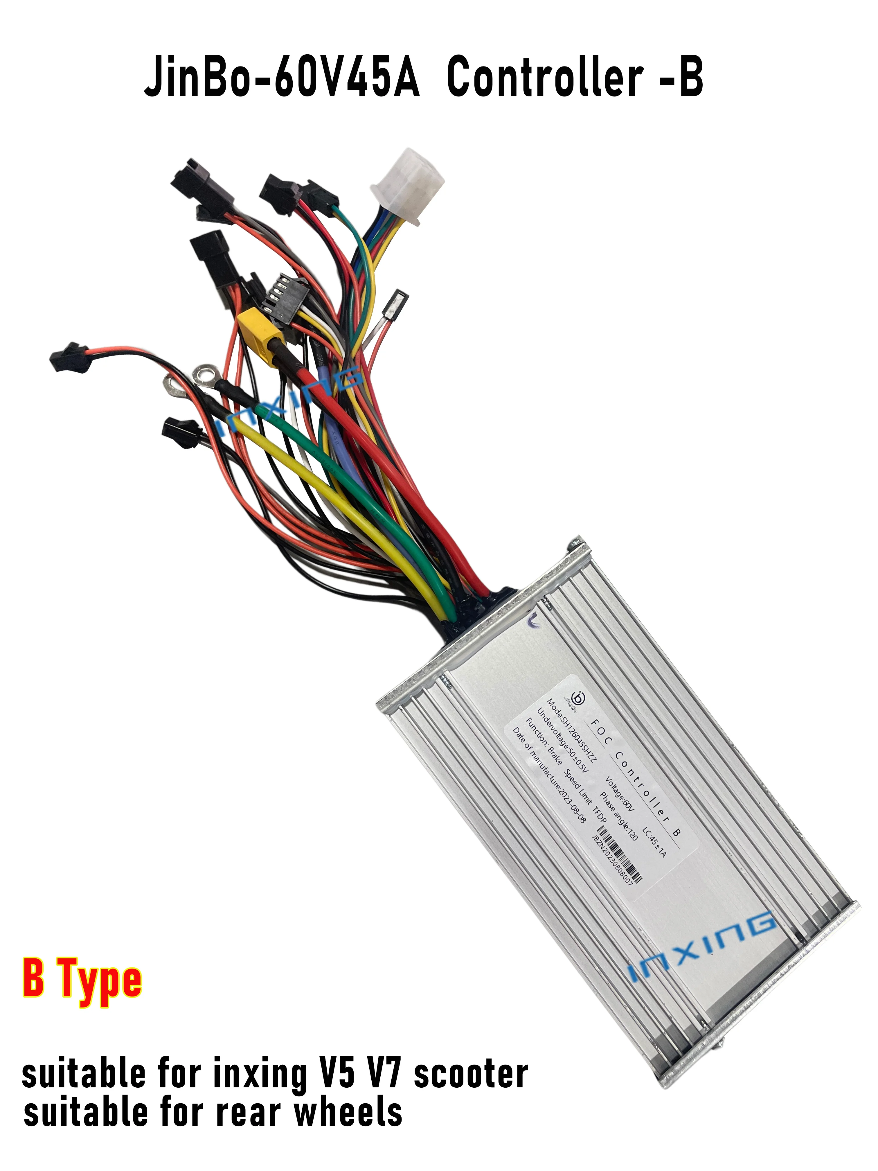 60V 50A/45A JB Controller For Scooter Electric Dual Motor Electric Kickboard Accessories Use For inxing boyueda laotie E-Scooter