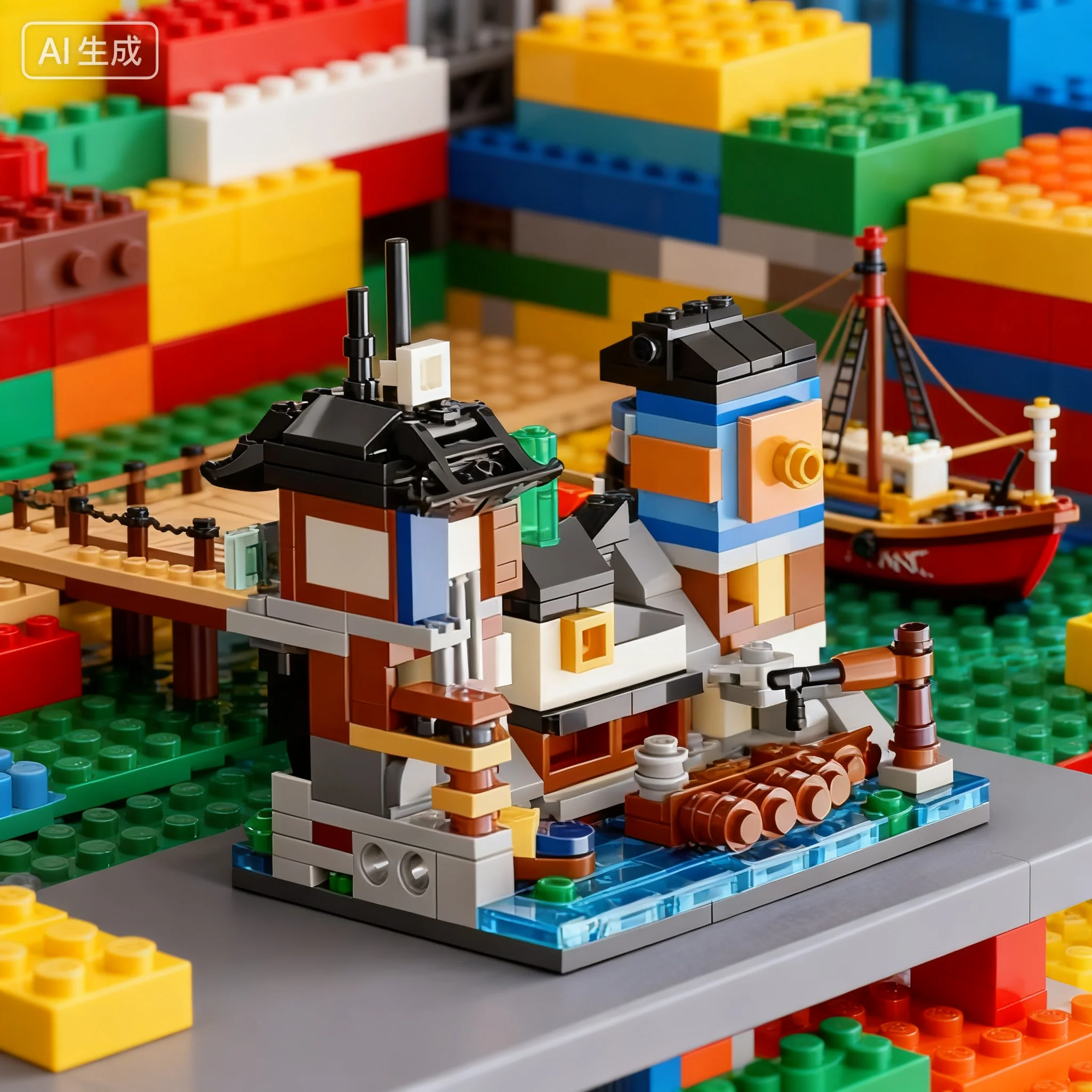 ليغو فانتوم نينجا سلسلة 40704 40706 ميني نينجا بيير للأولاد والبنات لعبة بناء الألغاز هدية #5