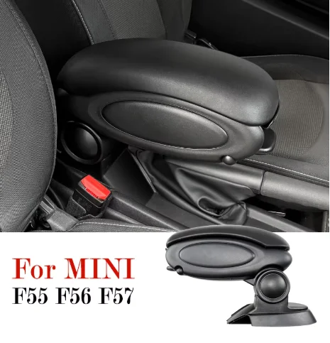 

Car Central Control Armrest ABS Leather Box For BMW MINI Car Armrest Storage Box Car Modification Accessories F55 F56 F57