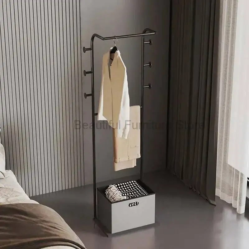 Perchero de esquina de acero Para Ropa, Perchero de Interior de Metal portátil de diseño, Percheros nórdicos Para entrada, muebles de pasillo