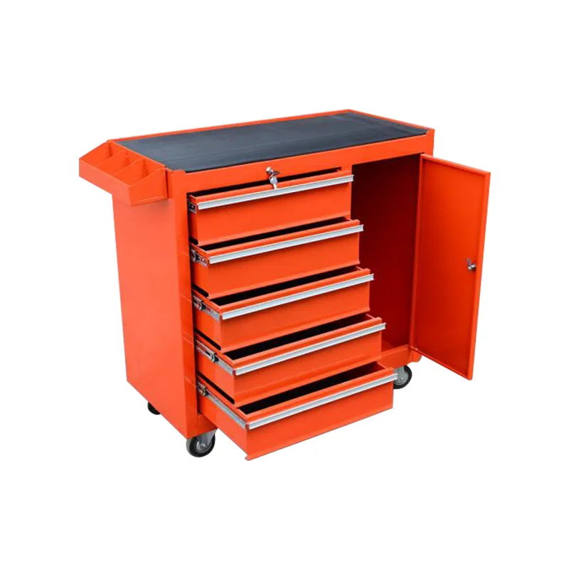 2026 Manufacturer High Quality Heavy Duty Tool Cabinet With 5 Drawer Removable Red Tool Cabinet Heavy Duty