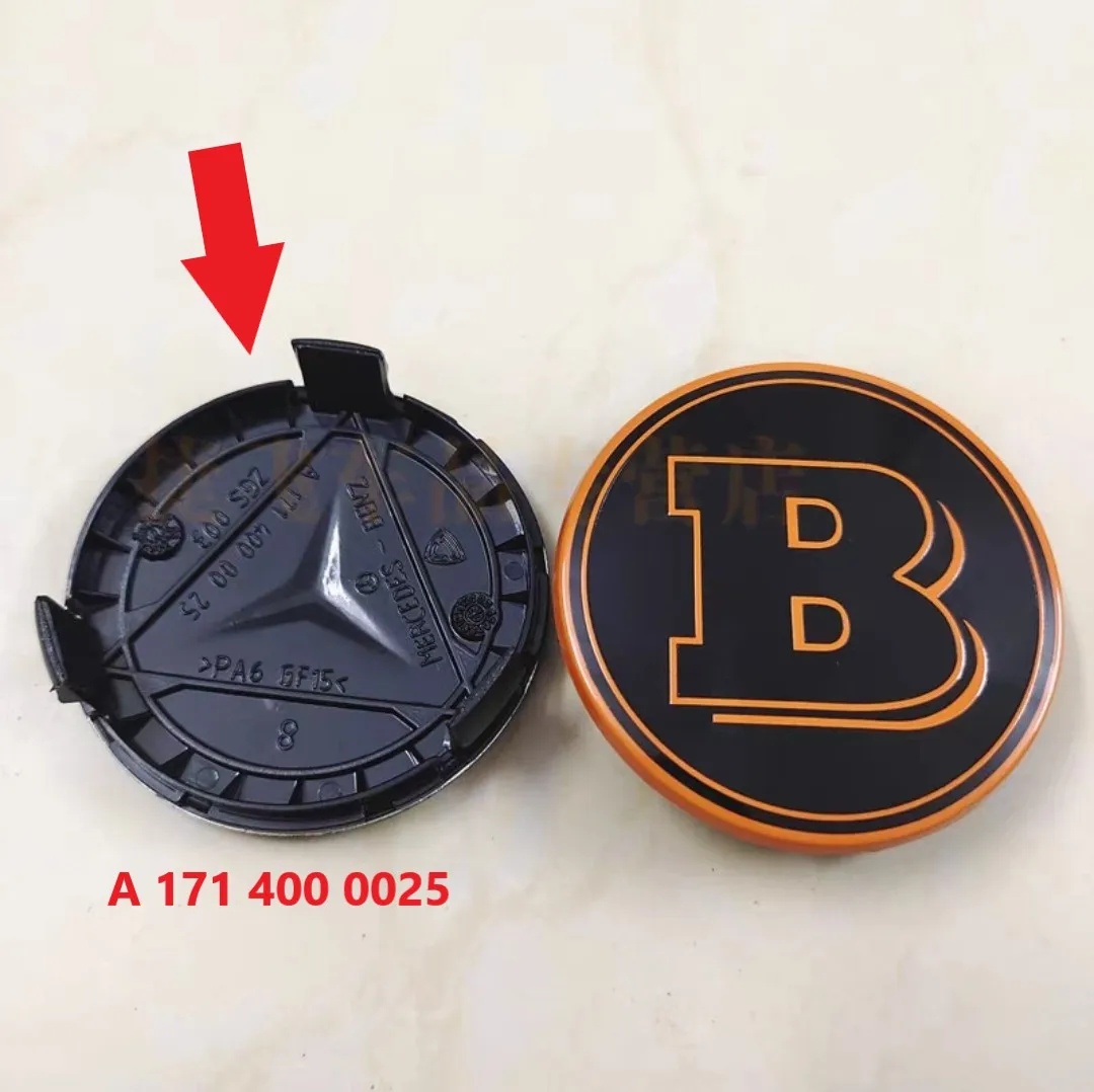 3 tipi di basi 75mm coprimozzo centrale per BRABUS GLA GLC CLA CLS W176 W177 W203 W204 W205 W206 W117 W124 W212 W166 coprimozzo badg