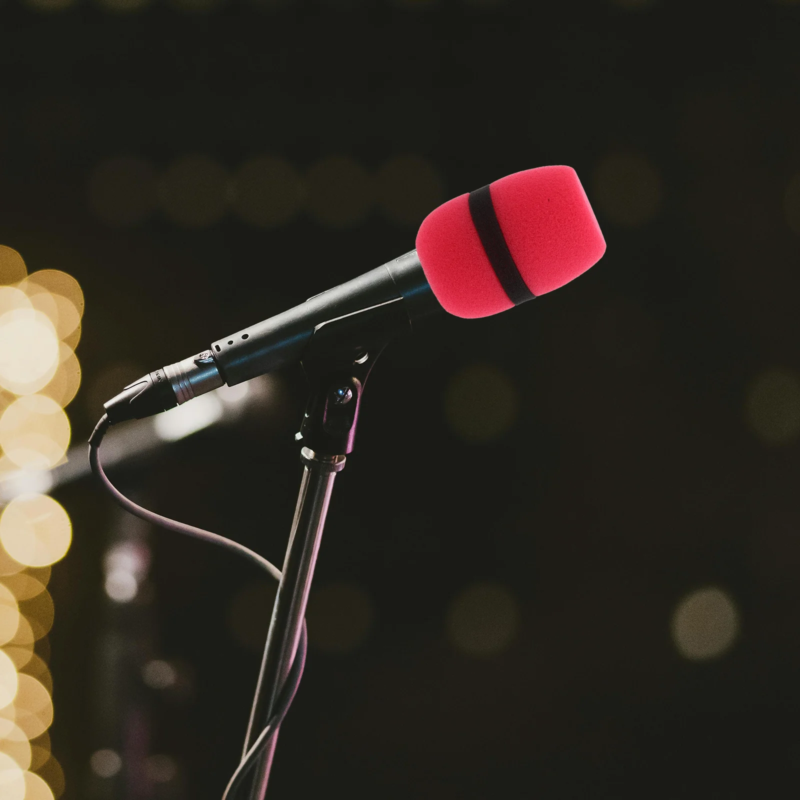 12pcs Microphone Sponge Sleeve Washable Reusable Noise Reduction Cover For Karaoke Singing Public Speaking Compatible With Most