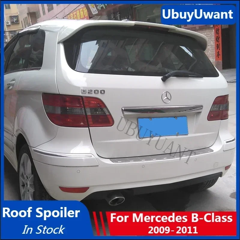 

For Benz B-Class B200 2009 2010 2011 Car Rear Trunk Spoiler ABS Material Primer Color Car Tail Wing Decoration For B200