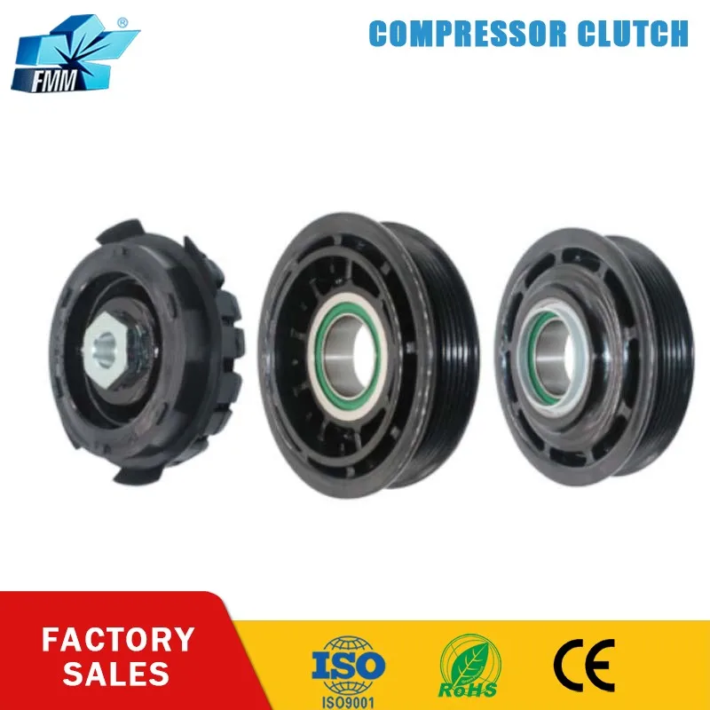 

FMM A/C AC Compressor Clutch Pulley for The 9th Generation HYUNDAI SONATA 6Grooves 122mm